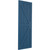 Ekena Millwork Farmhouse/Flat Panel Combination Fixed Mount Shutters - Painted Expanded Cellular PVC - TFP102FH18X025HB