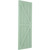 Ekena Millwork Farmhouse/Flat Panel Combination Fixed Mount Shutters - Painted Expanded Cellular PVC - TFP102FH18X025SG