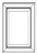Life Art Cabinetry - Base Deco Door Panel - D2430B - Lancaster Gray