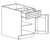 Life Art Cabinetry - Base Cabinet - B09 - Lancaster Vintage Charcoal