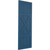 Ekena Millwork Farmhouse/Flat Panel Combination Fixed Mount Shutters - Painted Expanded Cellular PVC - TFP107FH18X025HB