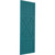 Ekena Millwork Farmhouse/Flat Panel Combination Fixed Mount Shutters - Painted Expanded Cellular PVC - TFP107FH18X076AN
