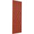 Ekena Millwork Farmhouse/Flat Panel Combination Fixed Mount Shutters - Painted Expanded Cellular PVC - TFP107FH18X076CL