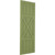 Ekena Millwork Farmhouse/Flat Panel Combination Fixed Mount Shutters - Painted Expanded Cellular PVC - TFP107FH18X078MG