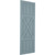 Ekena Millwork Farmhouse/Flat Panel Combination Fixed Mount Shutters - Painted Expanded Cellular PVC - TFP107FH18X078SB