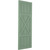 Ekena Millwork Farmhouse/Flat Panel Combination Fixed Mount Shutters - Painted Expanded Cellular PVC - TFP107FH18X078TG