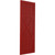 Ekena Millwork Farmhouse/Flat Panel Combination Fixed Mount Shutters - Painted Expanded Cellular PVC - TFP107FH18X079BR