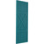 Ekena Millwork Farmhouse/Flat Panel Combination Fixed Mount Shutters - Painted Expanded Cellular PVC - TFP107FH18X080AN