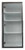 Eurocraft Cabinetry Slim Shaker Series Gauntlet Gray Kitchen Cabinet - WGD1536 - SLG