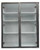 Eurocraft Cabinetry Slim Shaker Series Gauntlet Gray Kitchen Cabinet - WGD2436 - SLG