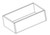 Eurocraft Cabinetry Slim Shaker Series Stratus White Kitchen Cabinet - ROT15L - SLW