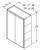 Aristokraft Cabinetry All Plywood Series Dayton Birch Wall Cabinet W2742B