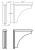 Aristokraft Cabinetry Select Series Dayton Birch Cove Corbel CORBELCOVE11