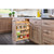Rev-A-Shelf - 449UT-BCSC-8C - 9.25" Base Cabinet Organizer with 3 Utensil Bins