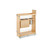 Rev-A-Shelf - 448KB-BCSC-8C - 8" Base Cabinet Organizer with Knife Block with Soft-Close