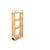 Rev-A-Shelf - 448-BBSCWC-5C - 5" Wood Pull Out Wall Organizer with Soft Close