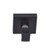 Better Home Products - Santa Cruz Collection - Single Robe Hook - Matte Black - 9101BLK