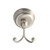 Better Home Products - Sea Cliff Collection - Single Robe Hook - Satin Nickel - 3702SN
