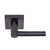 Better Home Products - Mill Valley Collection - Privacy Lever - Dark Bronze - 97211DB