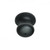 Better Home Products - Noe Valley Collection - Mushroom Knob Privacy - Matte Black - 82244BLK