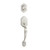 Better Home Products - Ocean Beach Collection - Handleset with Ball Knob Interior - Satin Nickel - 28815SN