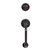 Better Home Products - Skyline Collection - Handleset with Ball Knob Interior - Dark Bronze - 39711DB