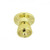 Better Home Products - Tulip Collection - Knob Entry - Polished Brass - 13503PB