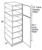 Mantra Cabinetry - Omni Paint - Utility Single Door Cabinets - U189324R-OMNI SNOW
