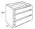 Mantra Cabinetry - Omni Stain - 3 Drawer Base Cabinets - 3DB24-OMNI BEACHWOOD