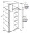 Mantra Cabinetry - Omni Stain - Utility Double Door Cabinets - U248424-OMNI BEACHWOOD