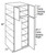 Mantra Cabinetry - Omni Stain - Utility Double Door Cabinets - U249024-OMNI BEACHWOOD