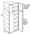 Mantra Cabinetry - Omni Stain - Utility Double Door Cabinets - U249324-OMNI BEACHWOOD
