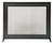 Dagan Industries - Panel Screen Black Wrought Iron With Black Finish - S100
