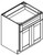 Cabinets For Contractors Dove Grey Shaker Premium Kitchen Cabinet - GSP-B30