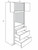Cabinets For Contractors Dove Grey Shaker Premium SG Kitchen Cabinet - GSPSG-OC339024