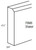 Cabinets For Contractors Eldridge Ash Walnut Deluxe Kitchen Cabinet - EGD-BM8-4 1/2