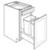 Cabinets For Contractors Eldridge Midnight Blue Kitchen Cabinet - EMB-BWBK18-2A