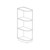 Cabinets For Contractors Savannah White Deluxe Kitchen Cabinet - SVWD-BES09