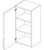 Cabinets For Contractors European Matte White Kitchen Cabinet - EMW-W1236