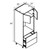 Cabinets For Contractors Navarre Coastal Cypress Shaker Kitchen Cabinet - NCC-MOC3096