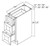 Sterling Drawer Base Cabinet SG-DB12-3