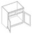 KCD Shaker Kodiak Double Door Vanity - SK-V27