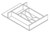 KCD Shaker Kodiak Natural Cutlery Drawer Insert for B21/B24 Drawers - SK-CDI20