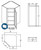 KCD Essential Gray Corner Wall Cabinet - EG-CW2442