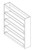 KCD Essential Gray Natural Spice Rack Insert for B9 Drawer - EG-SRI9-SC