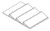 KCD Essential Gray Natural Spice Tray Drawer Insert for B15/B18 Drawer - EG-STI14