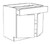 Innovation Cabinetry Stone Gray Kitchen Cabinet - UB-B24-SN