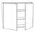 Innovation Cabinetry Concrete Gray Kitchen Cabinet - UB-W2430-CN
