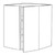 Innovation Cabinetry Natural Oak Kitchen Cabinet - UB-WDC2436-NO
