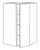 Innovation Cabinetry Harbor Gray Kitchen Cabinet - UB-WDC2442-HG